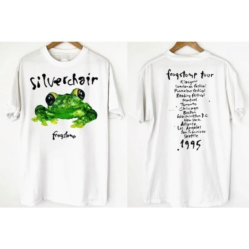 1995 Silverchair Frogstomp Tour Promo Silverchair Tour 1995 T-Shirt 2 Sided